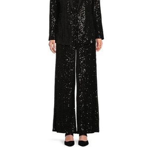 Black Sequin Trousers
